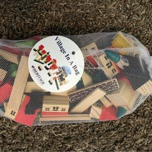 Wooden Village in a bag